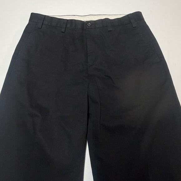 Eddie Bauer Pants Mens 36x34 -Black Relaxed Fit Wrinkle Free Dress Pants - Picture 4 of 15